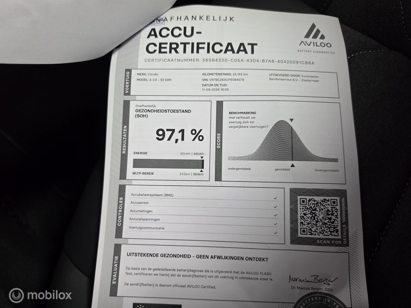 Foto van Citroen E-c4