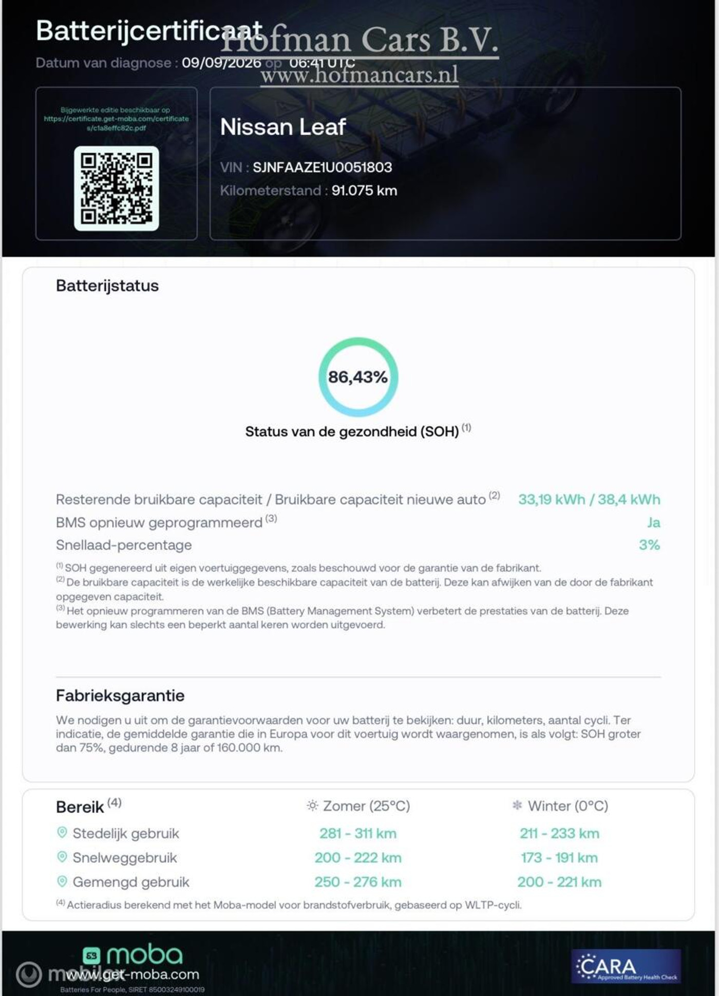 Foto van Nissan Nissan Leaf 40kwh