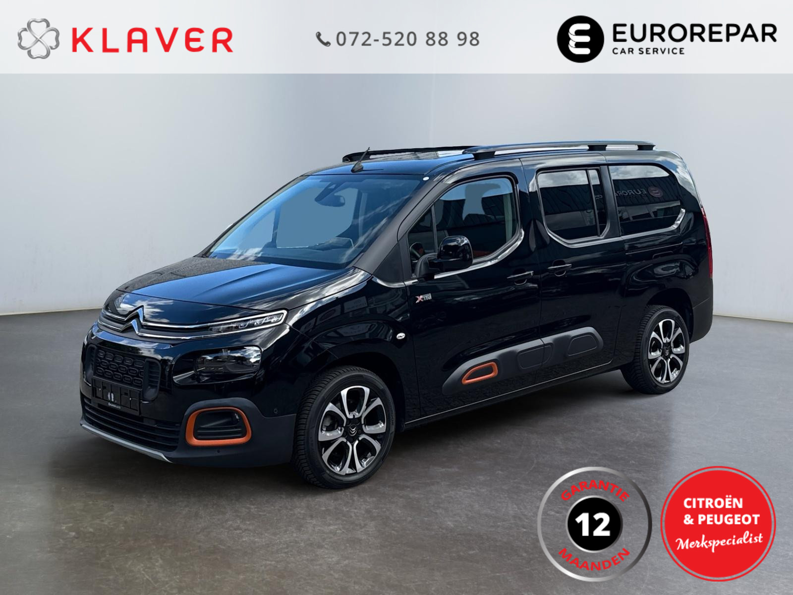 Citroen Berlingo 130pk Shine 7p Automaat | navi | camera | dodehoek | trekhaak 2023 - voorkant