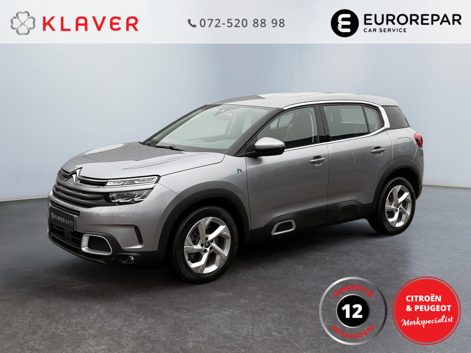 Citroen C5 Aircross 1.6 Pl.Hyb. 225 Feel | Camera | Dodehoek | Navi | Dab 2021 - voorkant