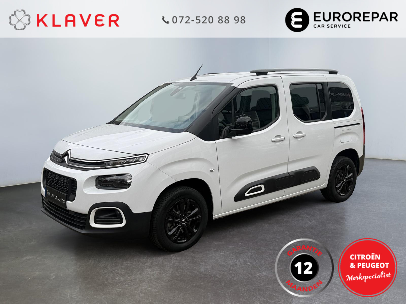 Citroen Berlingo 130PK Feel Automaat | Camera | Trekhaak | Carplay/Android | 2023 - voorkant