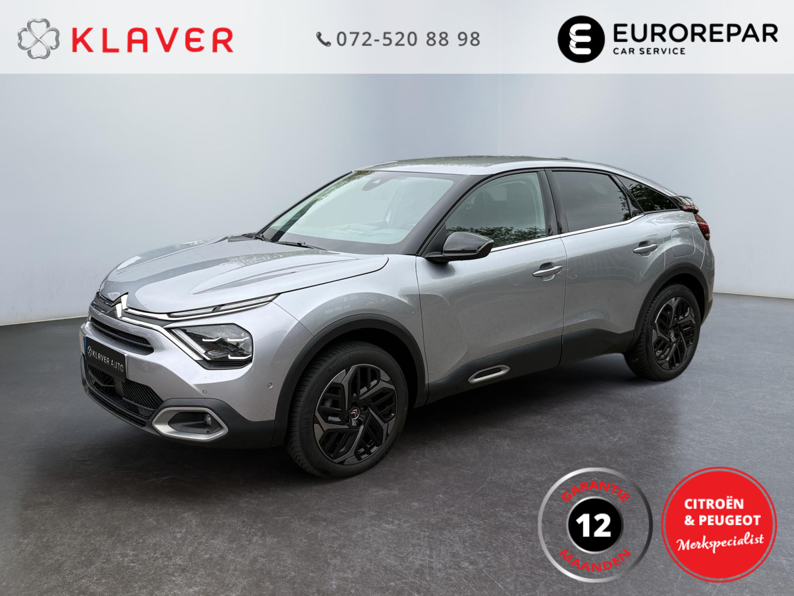 Citroen C4 130PK Shine Aut | Stoel+Stuur verw | Navi | Camera 2021 - voorkant
