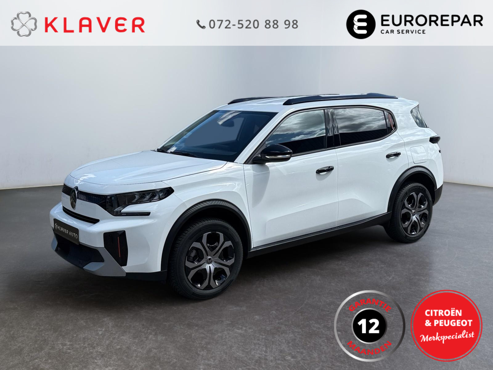 Citroen C3 Aircross 1.2 Hyb 145pk Plus Automaat | Camera | Climate | Carplay/Android 2025 - voorkant