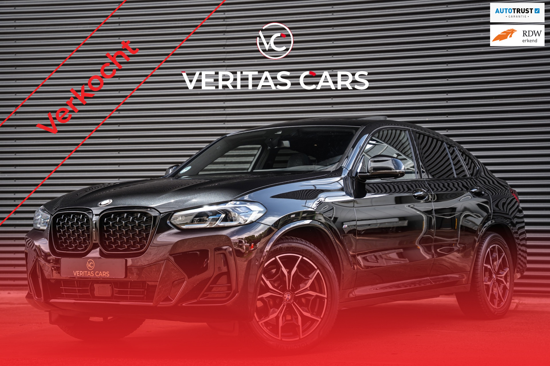 BMW X4 XDrive30i High Executive M-Sport 245PK|BTW|Pano|Camera|HUD|Laser Led|Trekhaak e.o. 2025 - voorkant