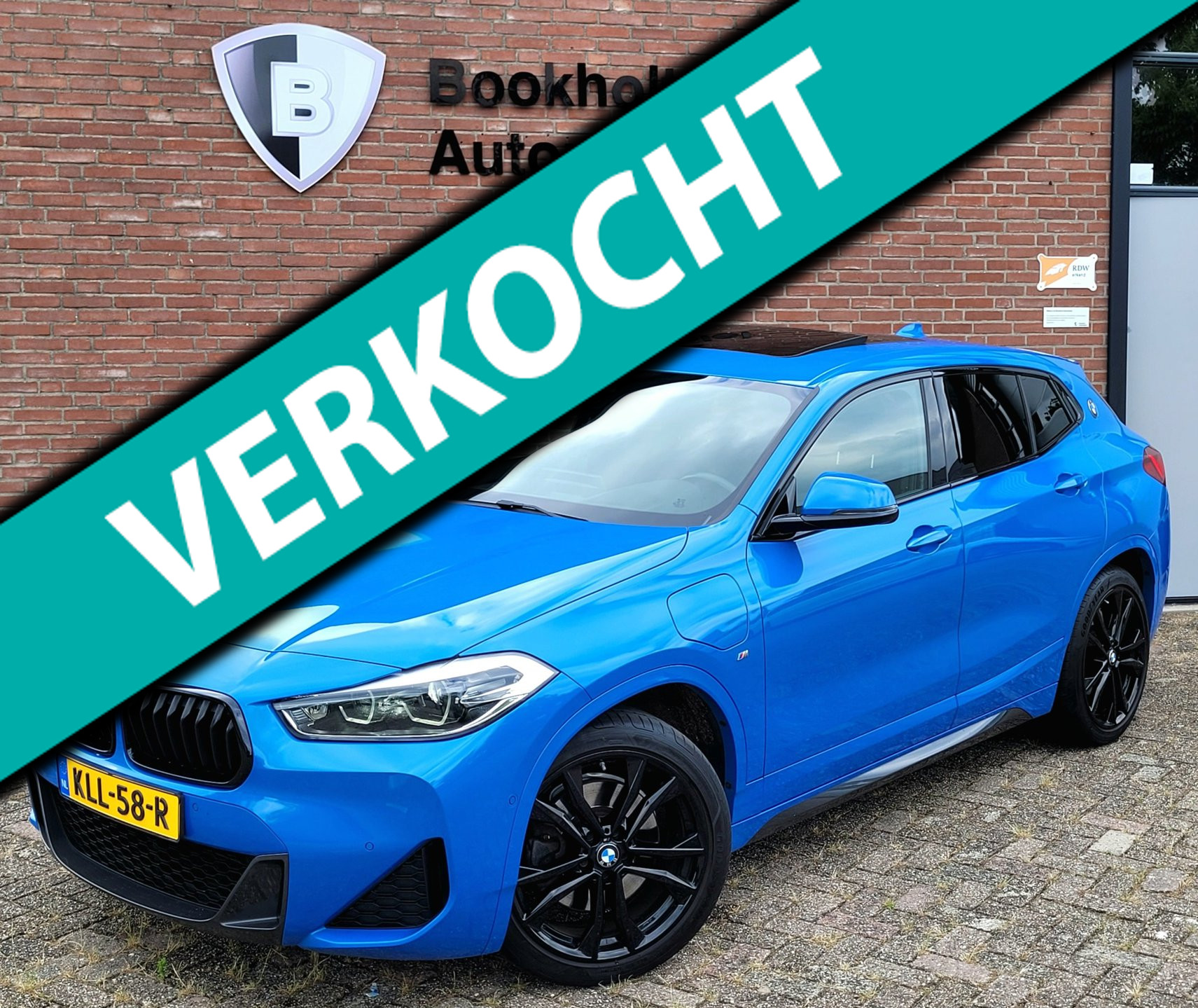 BMW X2 Xdrive25e XDrive25e M-sport Pano, Cam, ACC, Harman Kardon 2020 - voorkant