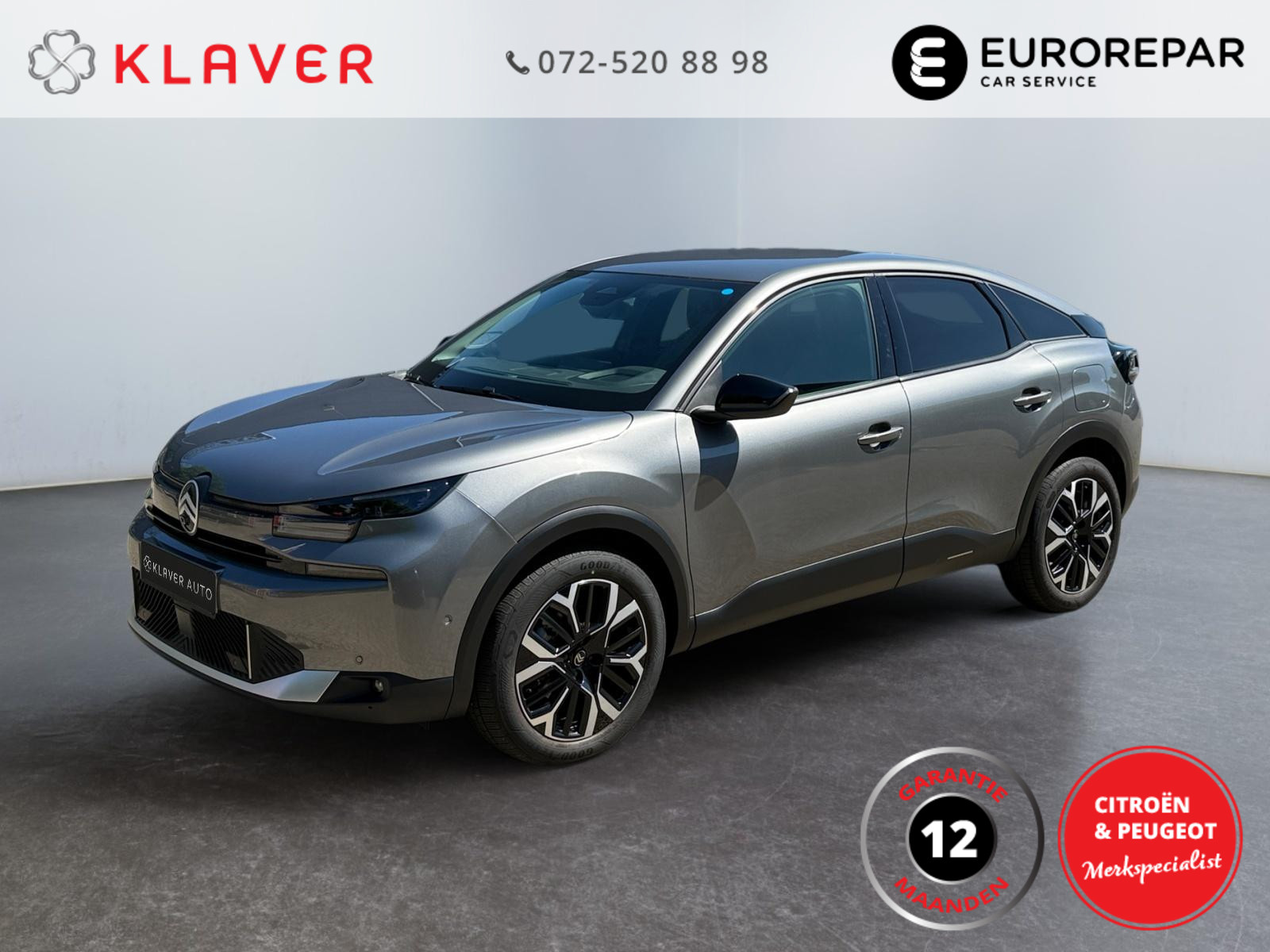 Citroen C4 1.2 Hybrid 145 Plus | 360 Camera | Carplay/Android | Climate 2025 - voorkant