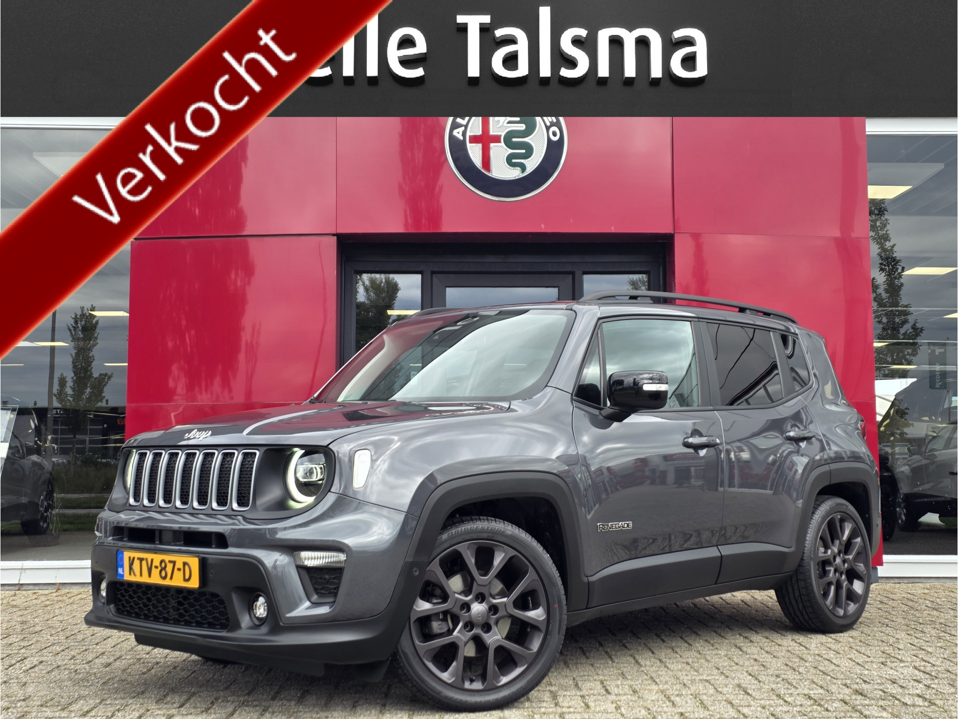 Jeep Renegade 1.5T e-Hybrid S | Winterpakket | Leren Bekleding | Camera | Led verlichting 2024 - voorkant