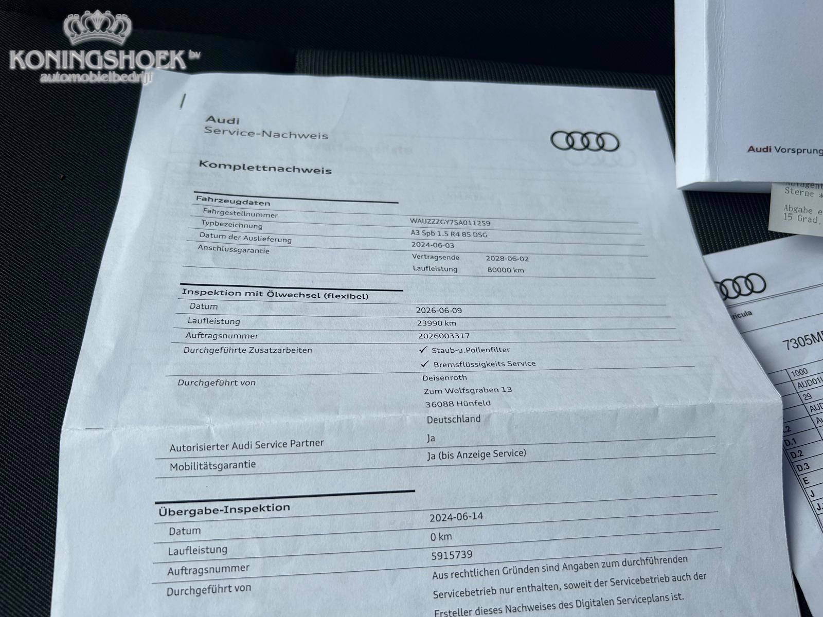 Foto van Audi A3 Sportback