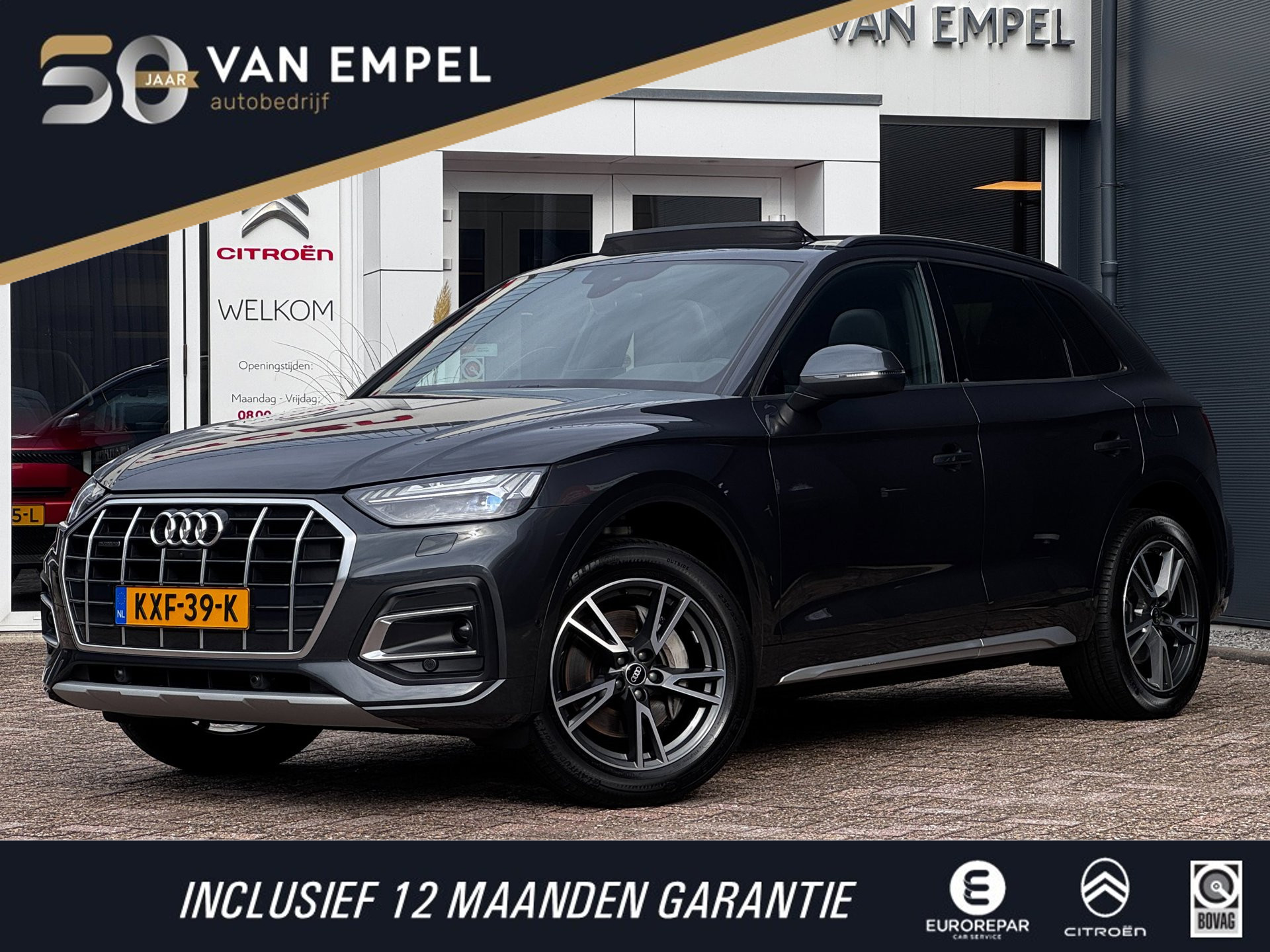 Audi Q5 50 TFSI e S-Line edition Competition | 98% SOH | Panoramadak | Nappa-Leder| Matrix-LED | 360 Camera | Stoelverwarming 2023 - voorkant