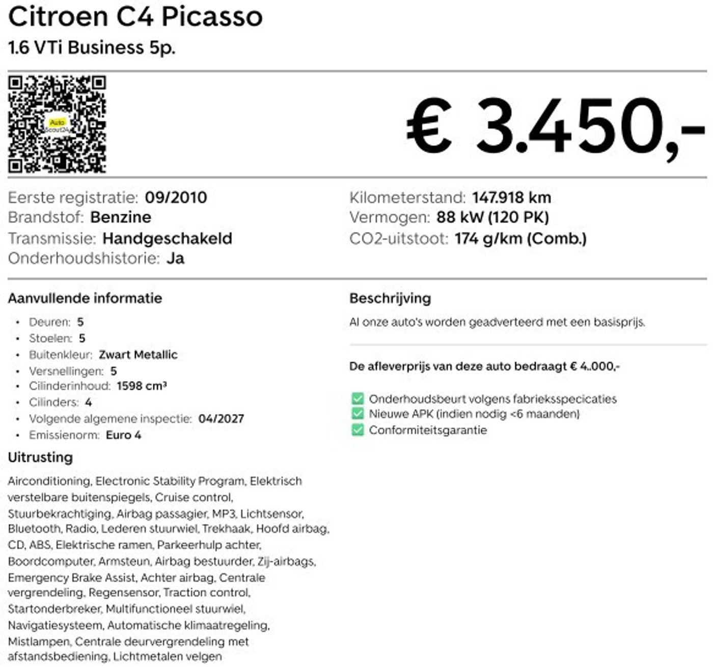 Foto van Citroen C4 Picasso