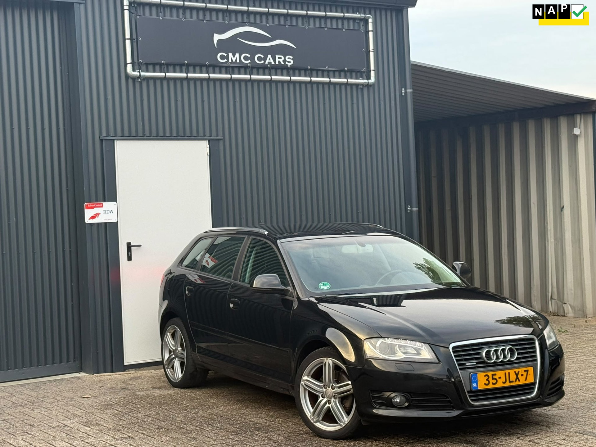 Audi Audi A3 2.0 TFSI Quattro 2E EIGENAAR!! XENON!! LEER!! AUTOMAAT!!CARPLAY!! 2009 - voorkant