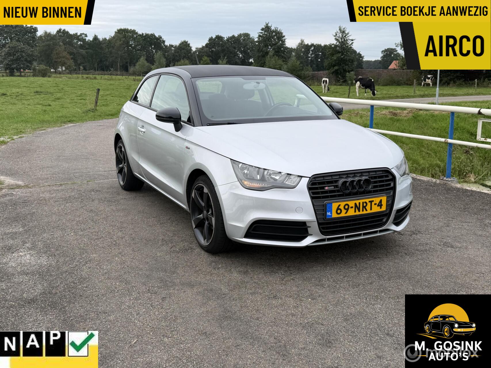 Audi Audi A1 1.2 TFSI Attraction ProLine Airco Nap Originele Ned 2010 - voorkant