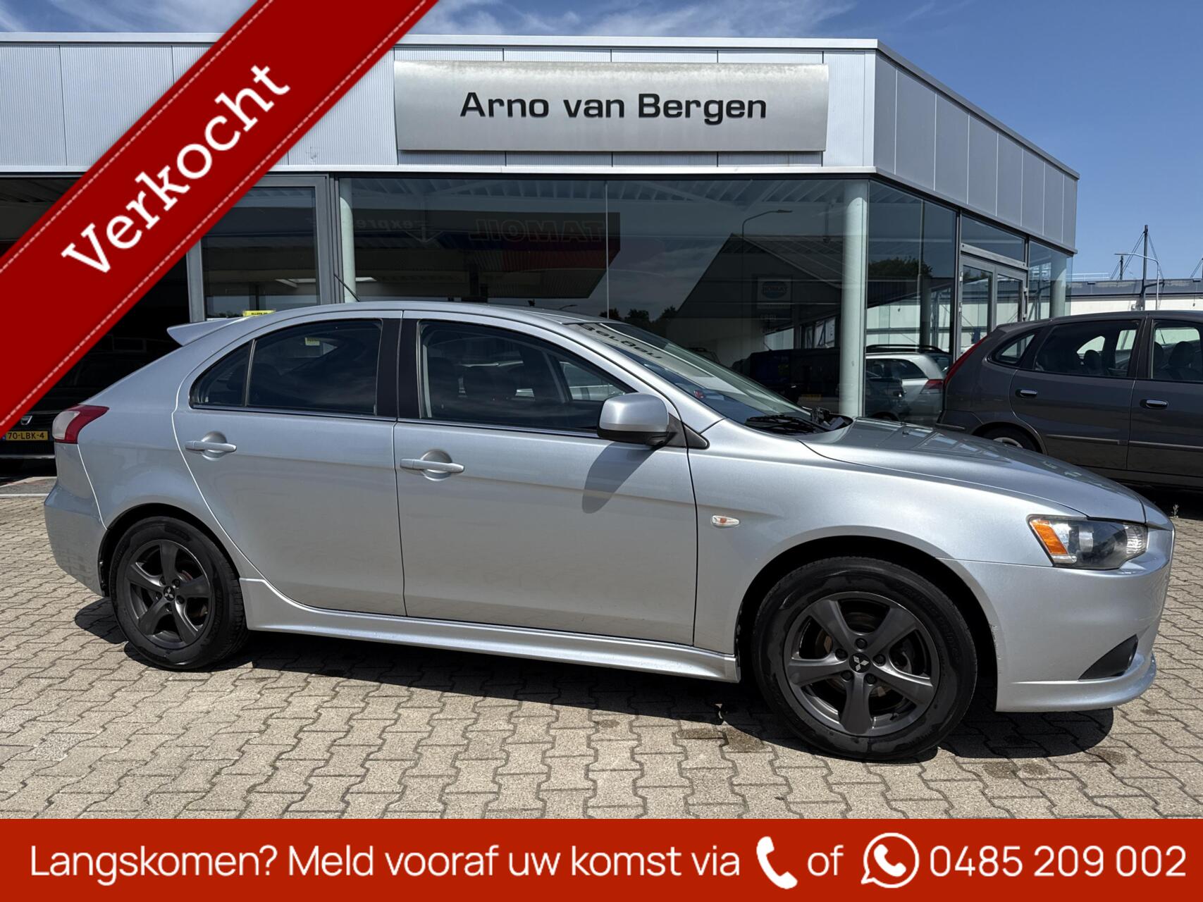 Mitsubishi Mitsubishi Lancer 1.8 Intense, climatronic, cruisecontrol, trekhaak. 2010 - voorkant