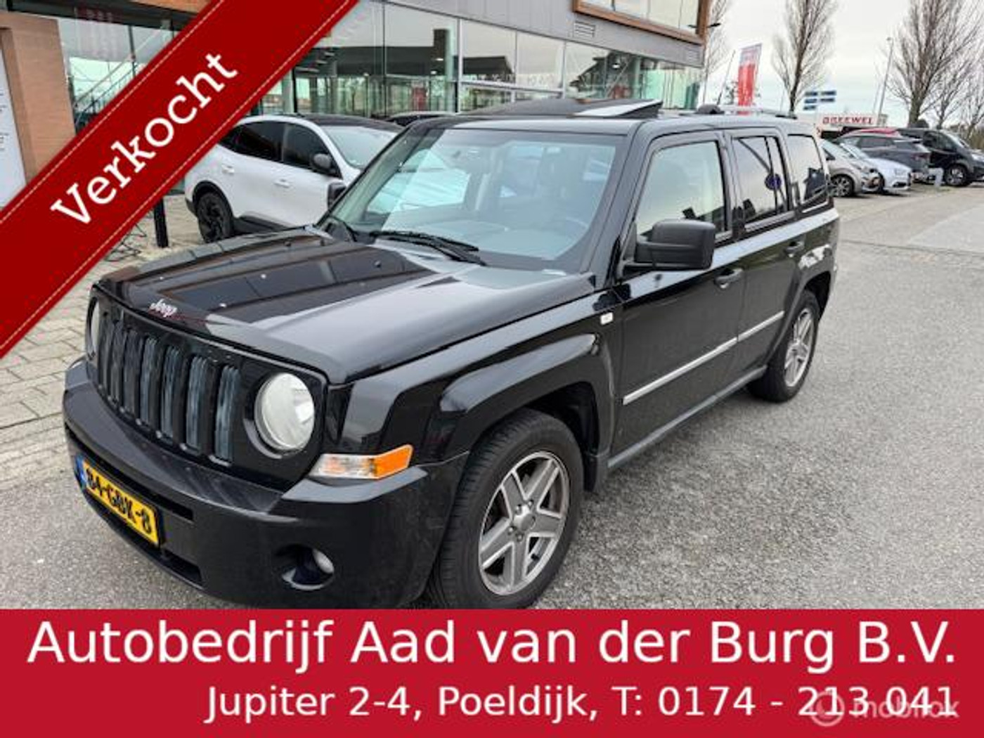 Jeep Patriot 2.4 Limited 4X4  Climate & Cruise controle , Bluetooth carkit , Lederen bekelding  met stuur verwarming , netjes onderhouden , historie bekend 2008 - voorkant