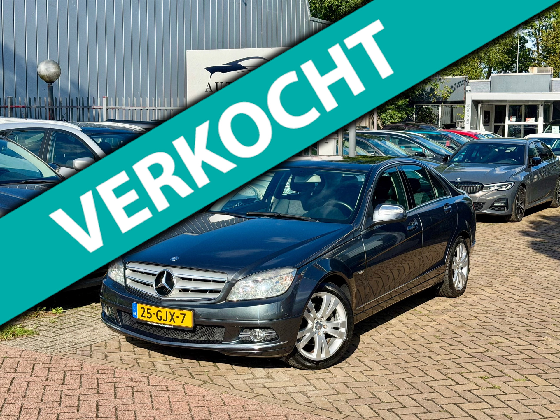 Mercedes-Benz C 200 Kompressor 200 K Avantgarde Aut/Navi/Cruise/Nap/Clima/Nieuw Apk/6 Maanden Garantie 2008 - voorkant
