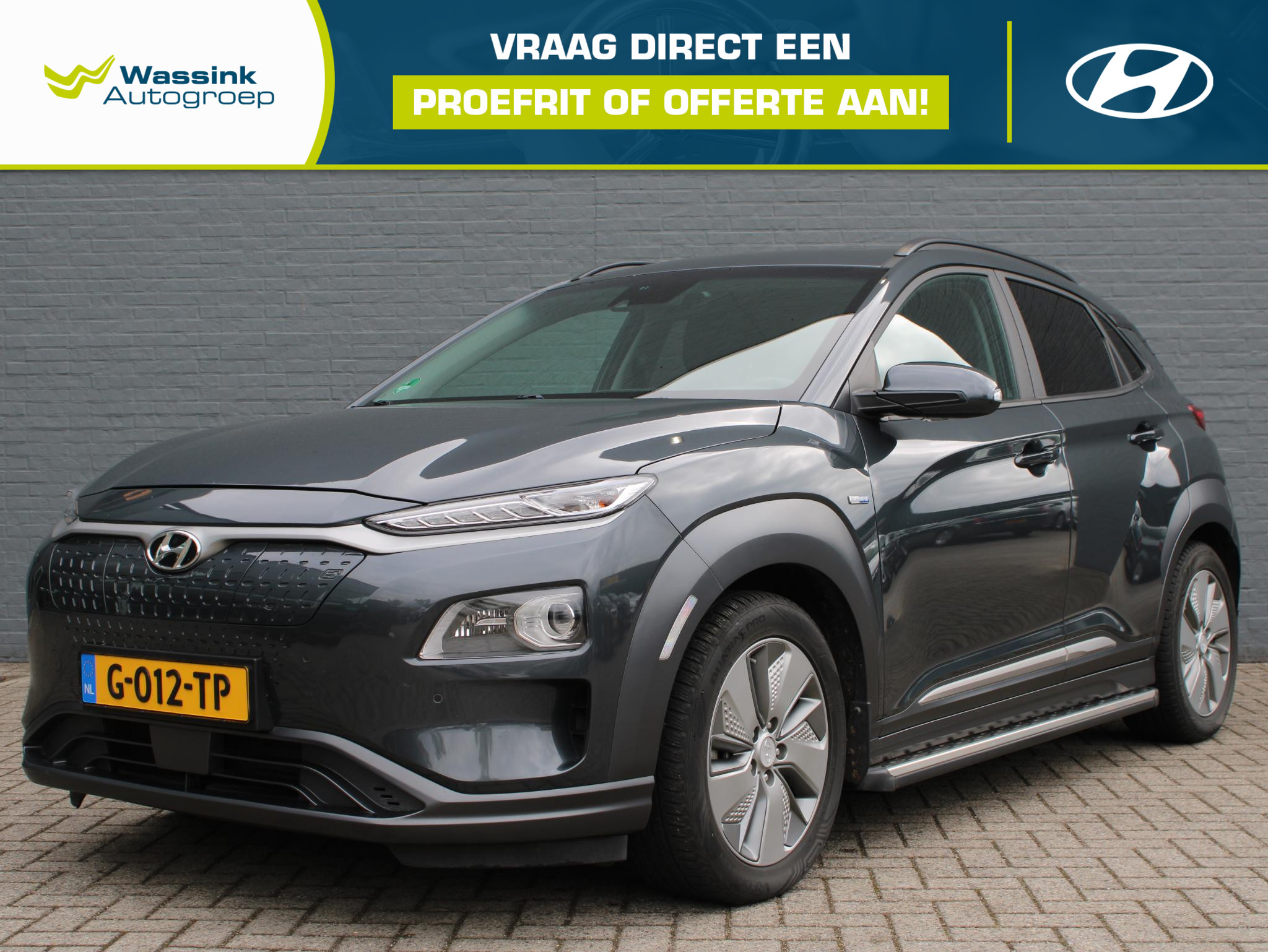 Hyundai Kona EV Premium 64 kWh 2019 - voorkant