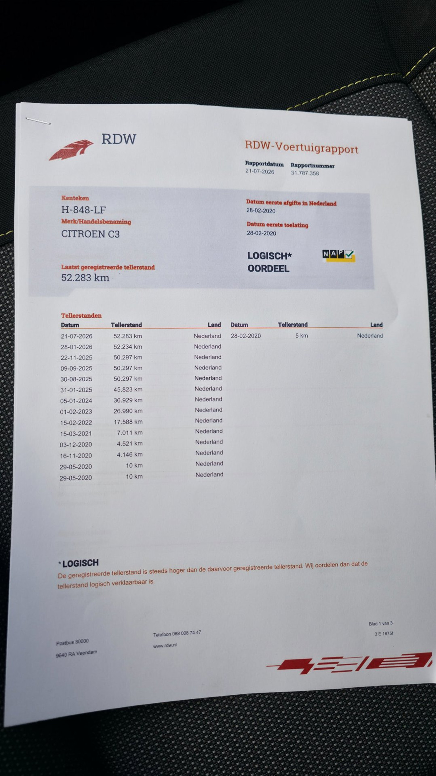 Foto van Citroen C3