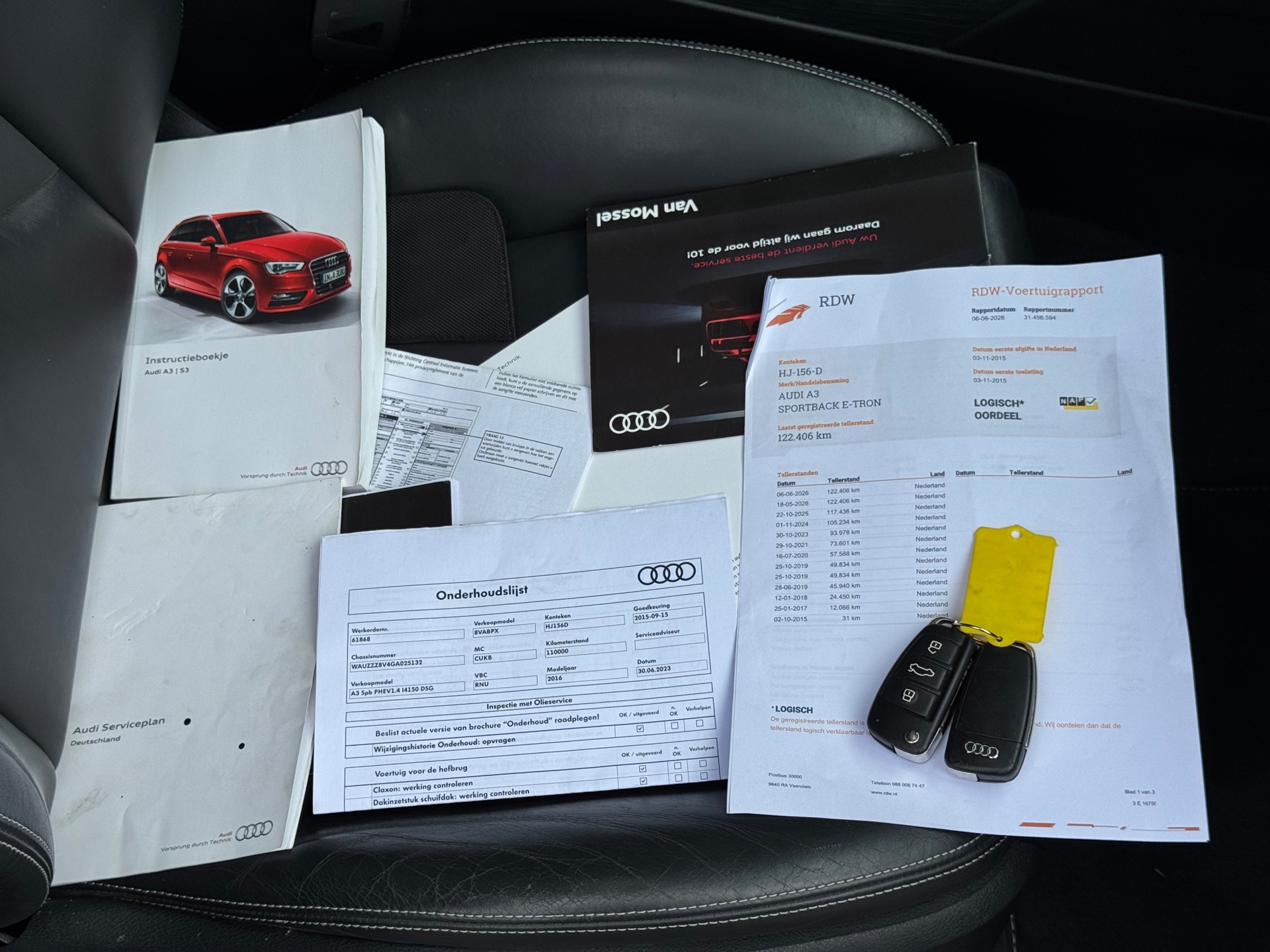 Foto van Audi A3 Sportback E-tron