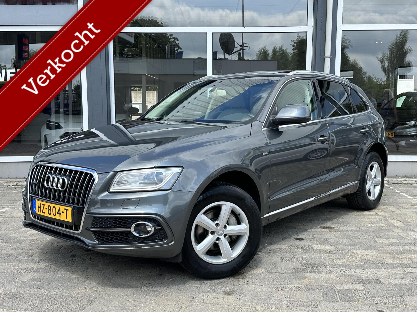Audi Q5 2.0 TFSI quattro Pro Line Panodak Trekhaak Rijklaar 2015 - voorkant
