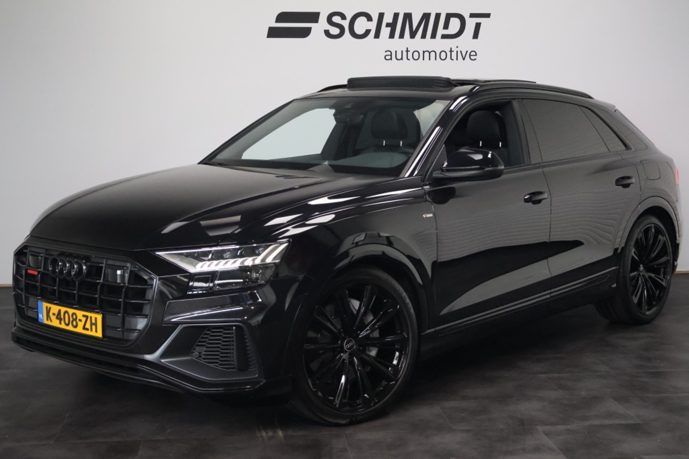 Audi Q8 55 TFSI E 55 TFSI S-Line 381PK | Panoramadak | Trekhaak | Matrix LED 2021 - voorkant