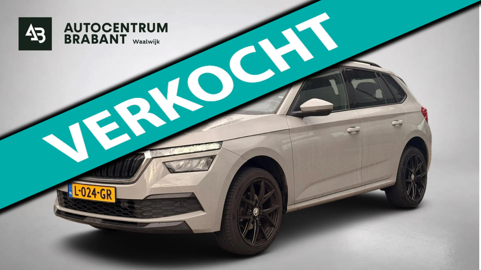 Skoda Kamiq 1.0 TSI Sport Business (STOELVERWARMING, CRUISE CONTROL, PARKEERSENSOREN, ACHTERUITRIJCAMERA, AUTOMAAT) 2021 - voorkant