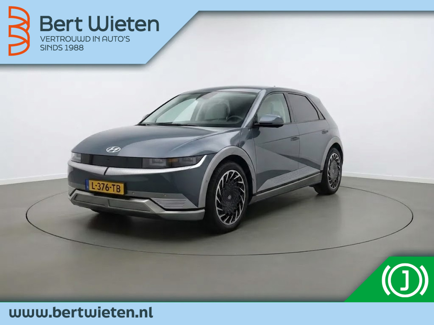 Hyundai Ioniq5 Project 45 AWD 73kWh Uniek! | Geen import | Trekhaak | Warmtepomp 2021 - voorkant