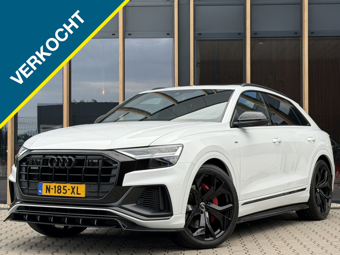 Audi Q8 55 TFSI E 55 TFSI Quattro Pro Line S | 23 inch | Pano | Adaptieve Cc | Camera | 2022 - voorkant