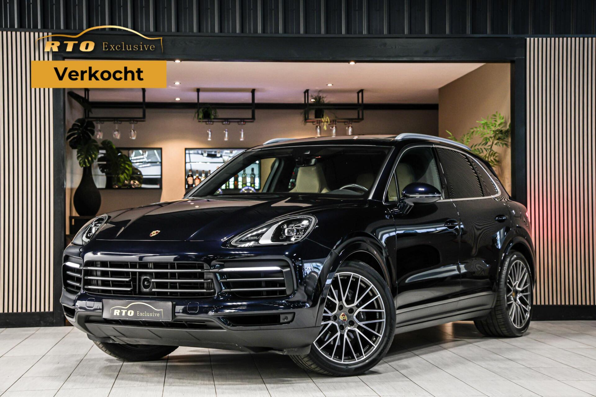 Porsche Cayenne E-hybrid 3.0 E-Hybrid|PASM|Pano|GTS stoel|Chrono|ACC 2021 - voorkant