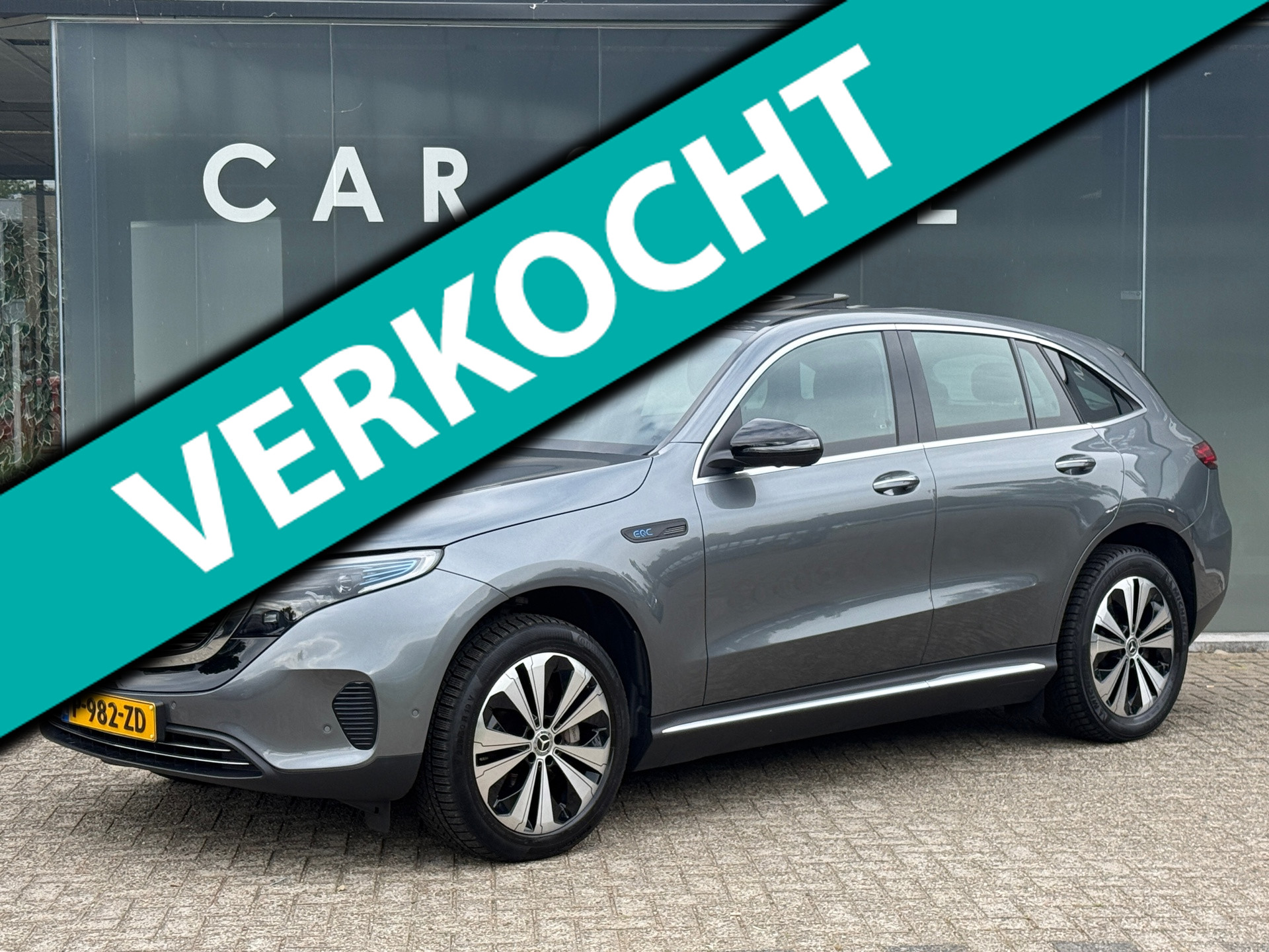Mercedes-Benz Eqc 400 4Matic 400 4MATIC Luxury 80 kWh 98% SOH PANO|ADAP CRUISE|MEMORY 2022 - voorkant