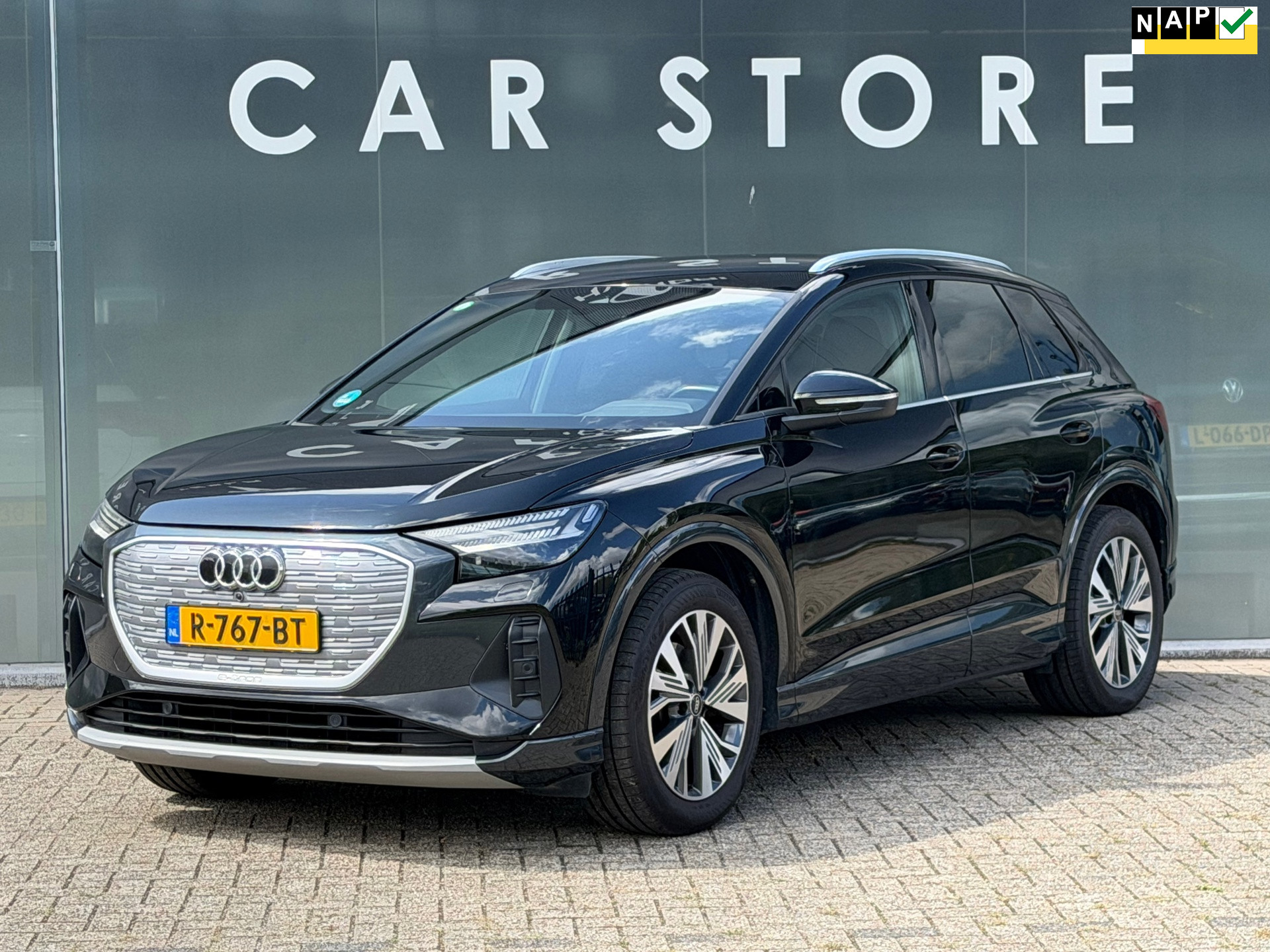 Audi Q4 35 E-tron Launch edition Advanced 55 kWh SOH 91,17%Stoelverwarming Eerste eigenaar 2022 - voorkant