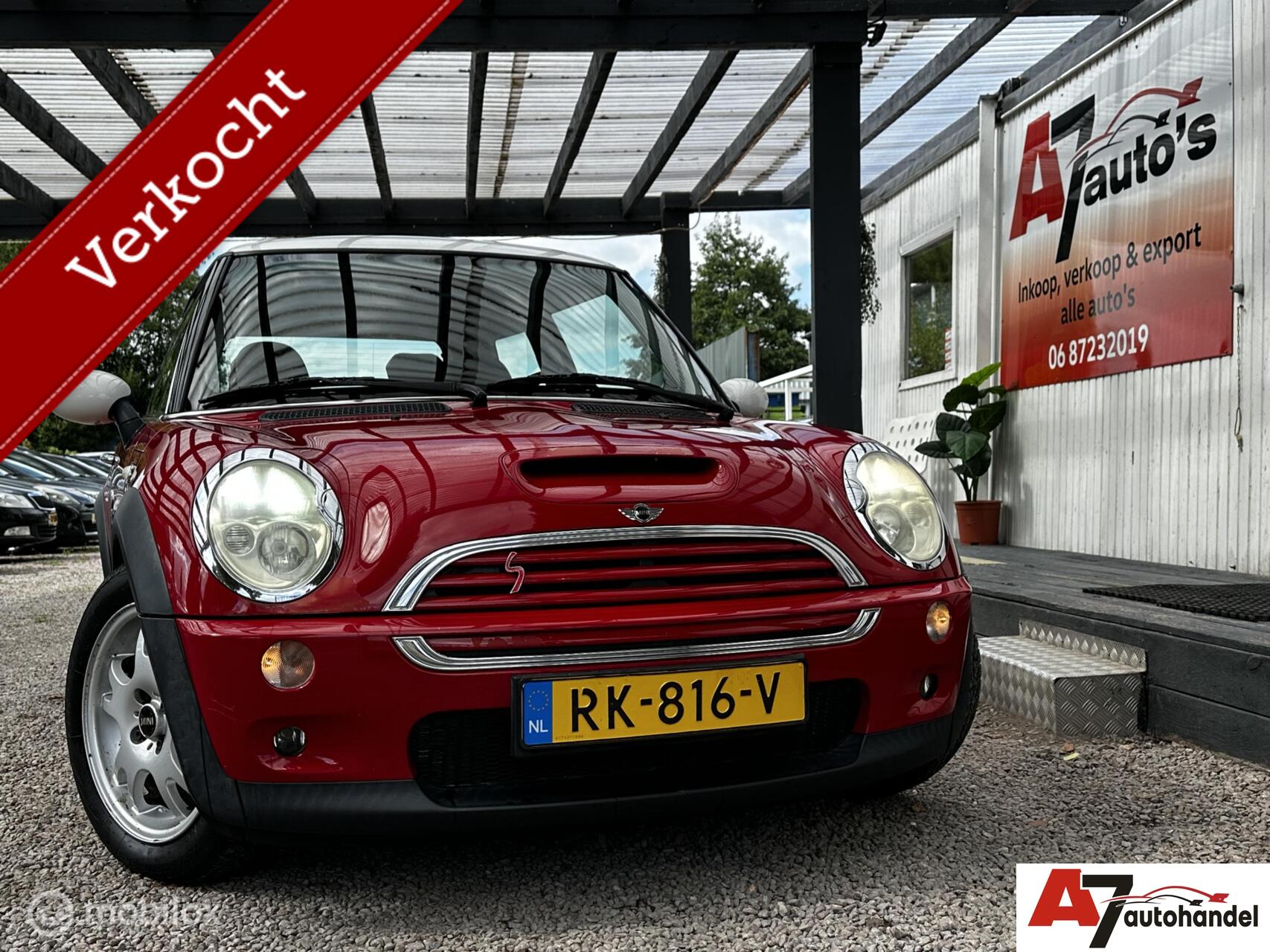 Mini Mini Cooper S 1.6 Cooper S Chili|APK: 10/26|Cruise|Clima|3DRS 2003 - voorkant
