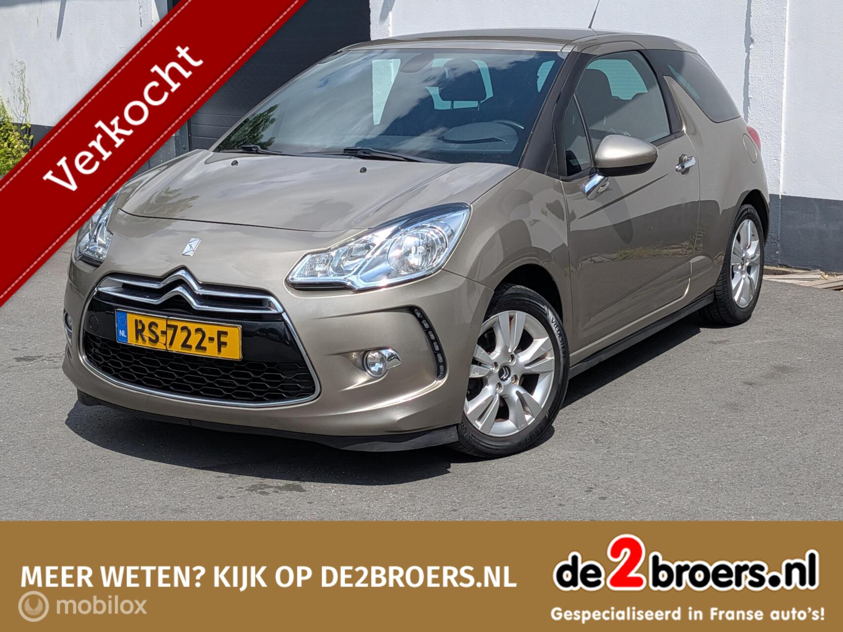 Citroen Ds3 1.6 So Chic/Airco/Navi/Camera 2011 - voorkant