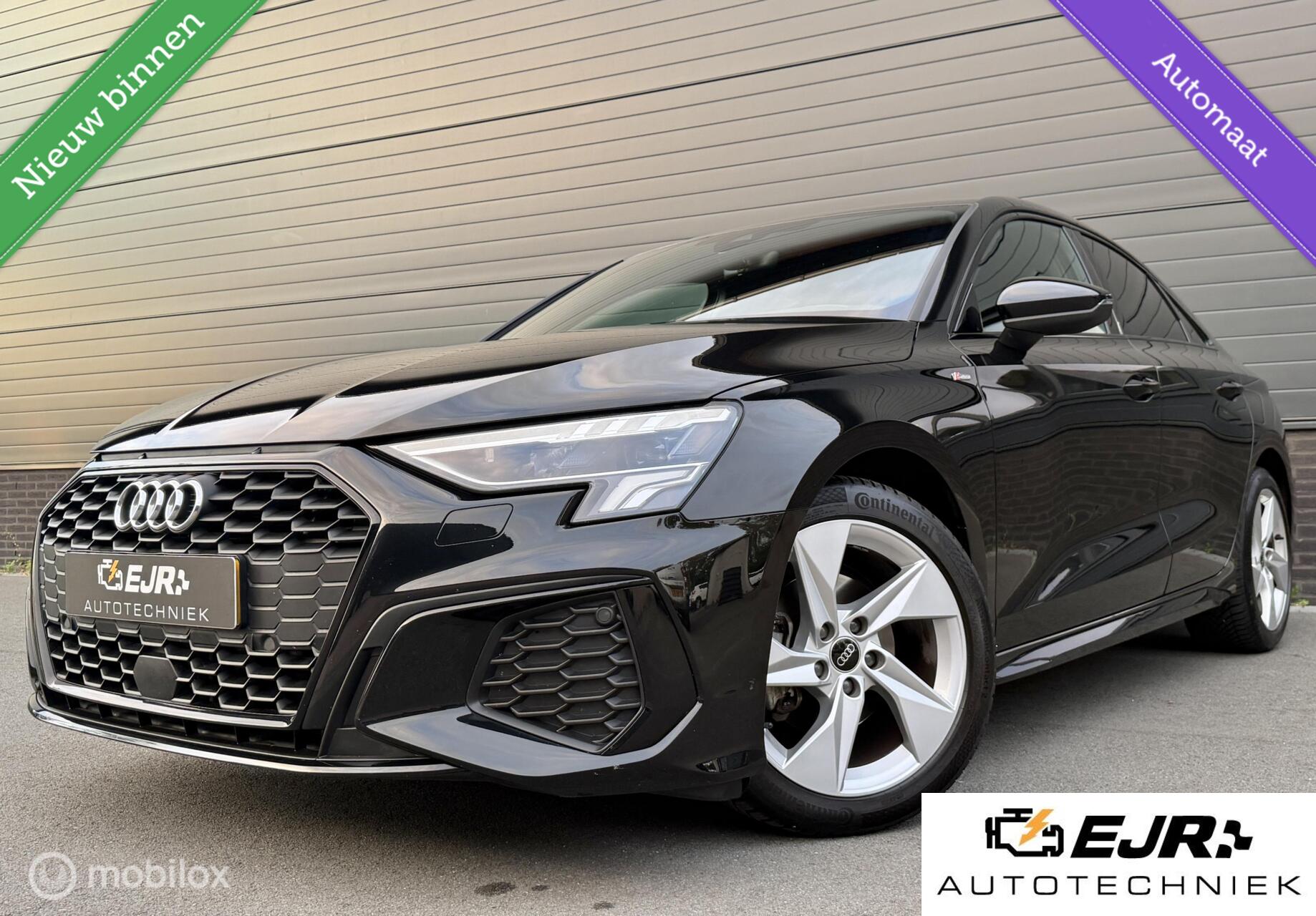Audi A3 Limousine 30 TFSI 2X  S-line s-tronic MATRIX*CARPLAY*BLACK OPTIC*VIRTUAL DISPLAY*NAP! 2023 - voorkant