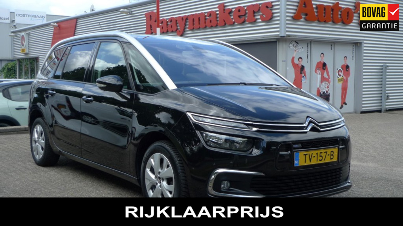Citroen C4 Picasso 1.2 Live 7 stoelen, automaat, carplay/android auto, airco, navigatie. All-in prijs 2018 - voorkant