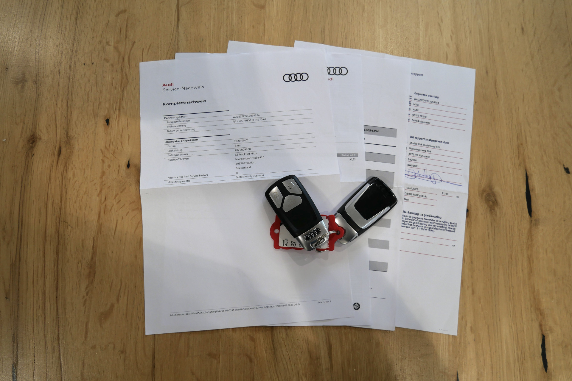 Foto van Audi Q5 55 TFSI E