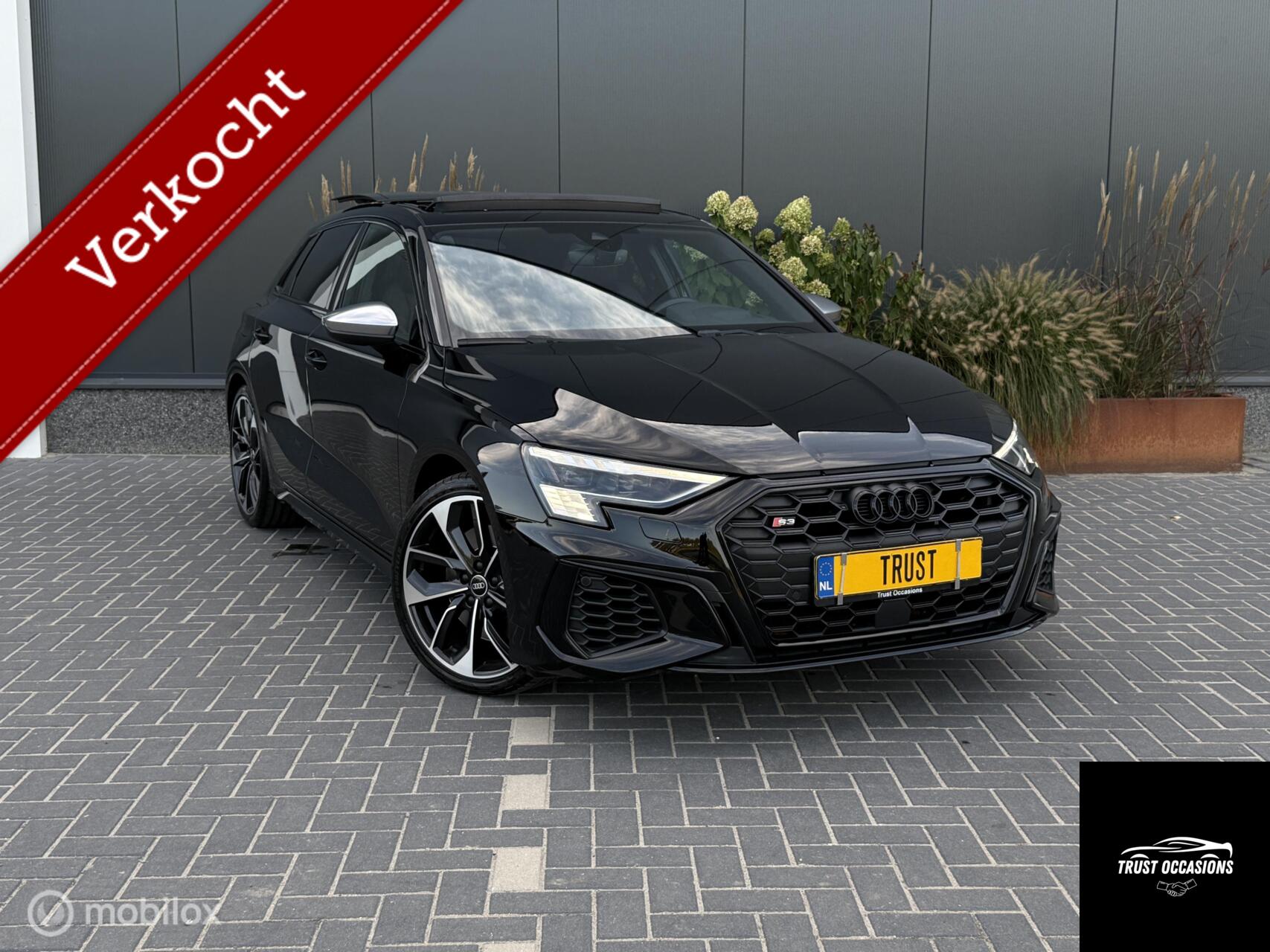 Audi S3 Sportback 2.0 TFSI quattro LEER MEMORY HEAD UP MASSAGE CARPLAY 2021 - voorkant