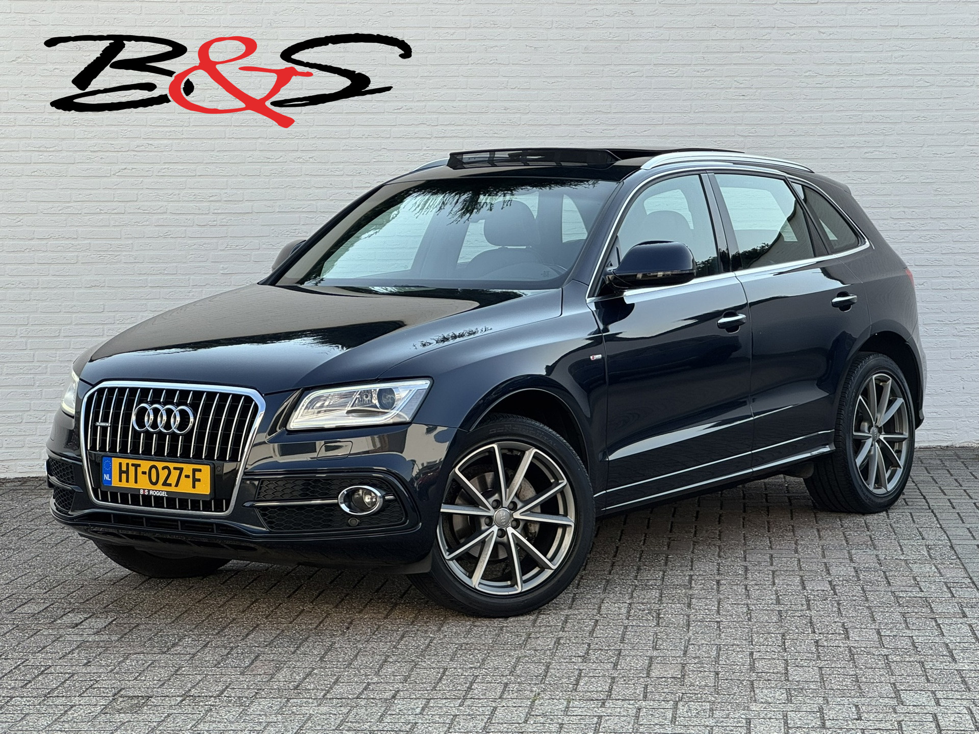 Audi Q5 2.0 TFSI quattro Sport Edition 3 X S-line  Automaat Navigatie Pano All-Season banden PDC v+A 2016 - voorkant