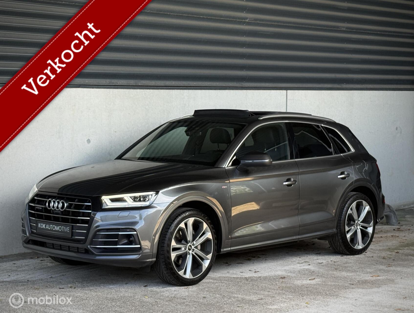 Audi Q5 55 TFSI E 55 TFSI e 367PK Competition|PANO|LUCHTVER|HUD|360| 2020 - voorkant