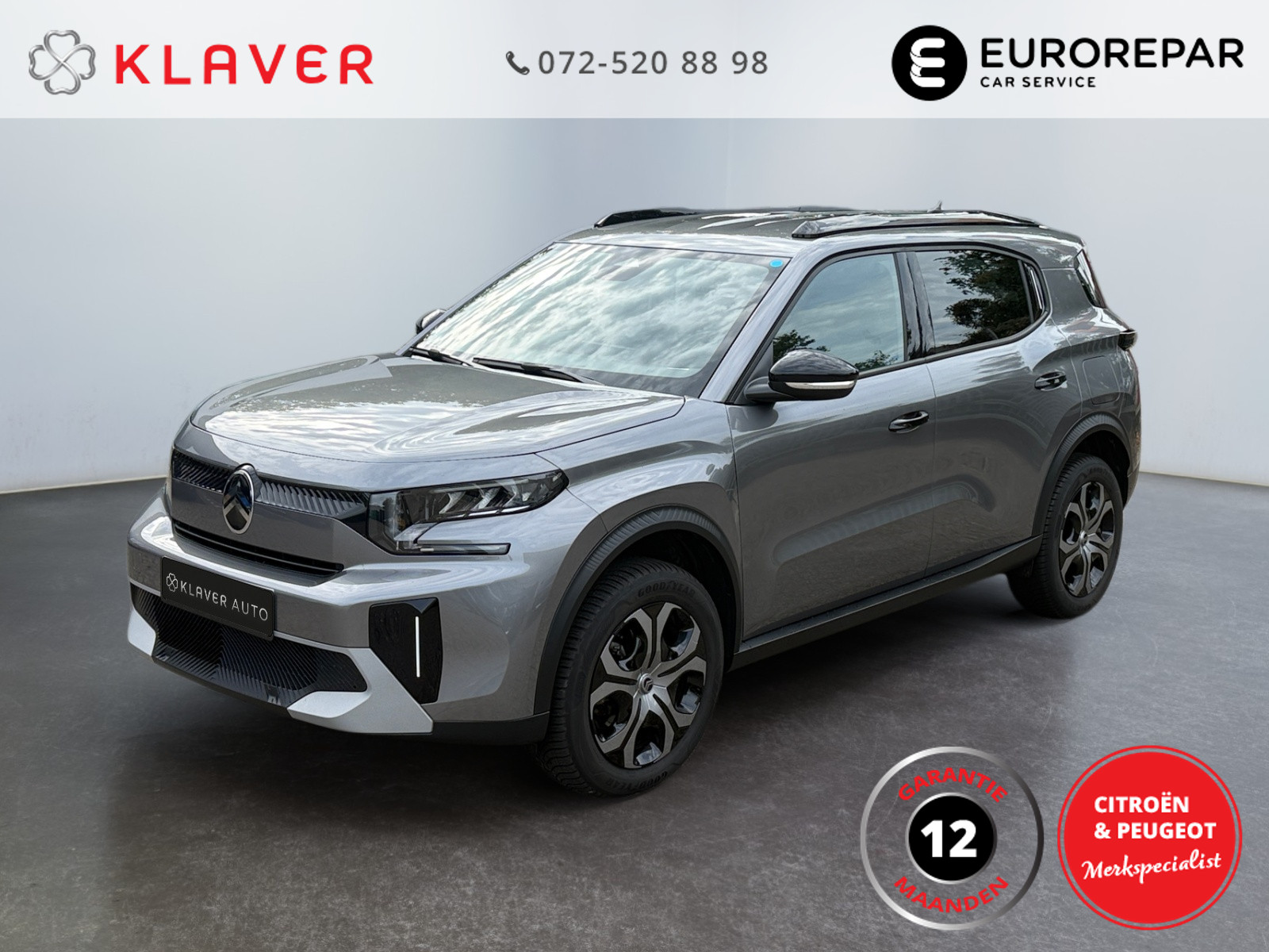 Citroen C3 Aircross 1.2 Hyb 145pk Plus Automaat | Camera | Climate | Carplay/Android 2025 - voorkant