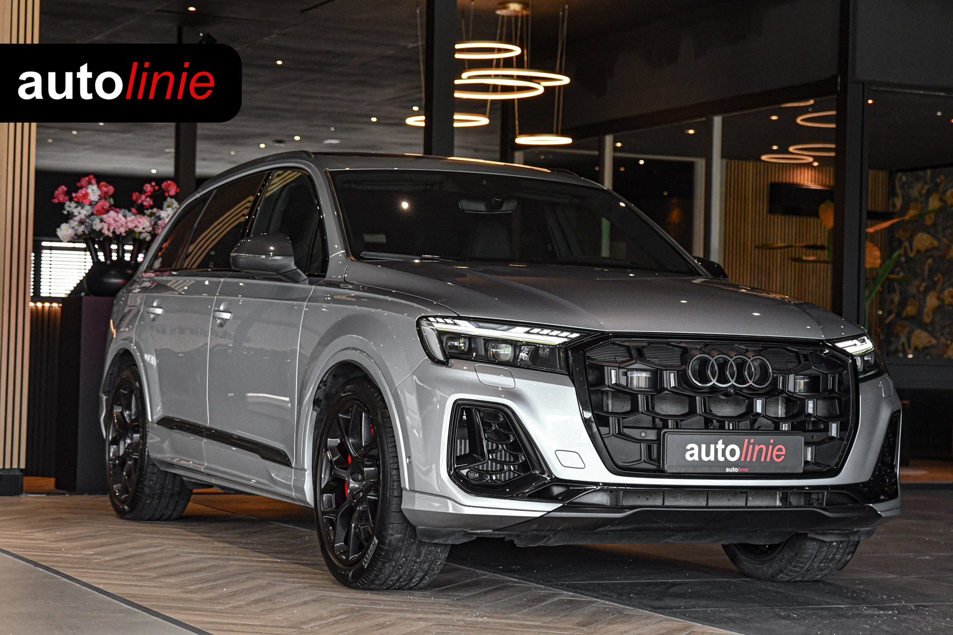 Audi Q7 60 TFSI e quattro Pro Line S Competition, Carbon, Massage, Luchtvering, Alcantara, 4-wielsturing, 360 3D, OLED, B&O, HUD! 2024 - voorkant