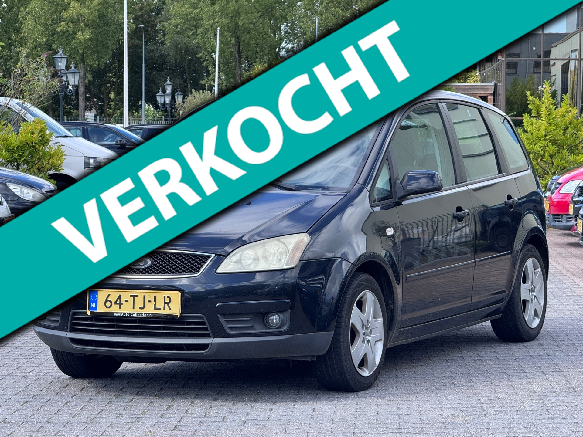 Ford Focus C-max 2.0-16V Futura | APK 25-08-2027 | Navigatie | Cruise control | Airco | Trekhaak | LM velgen | Elektrische spiegel 2006 - voorkant