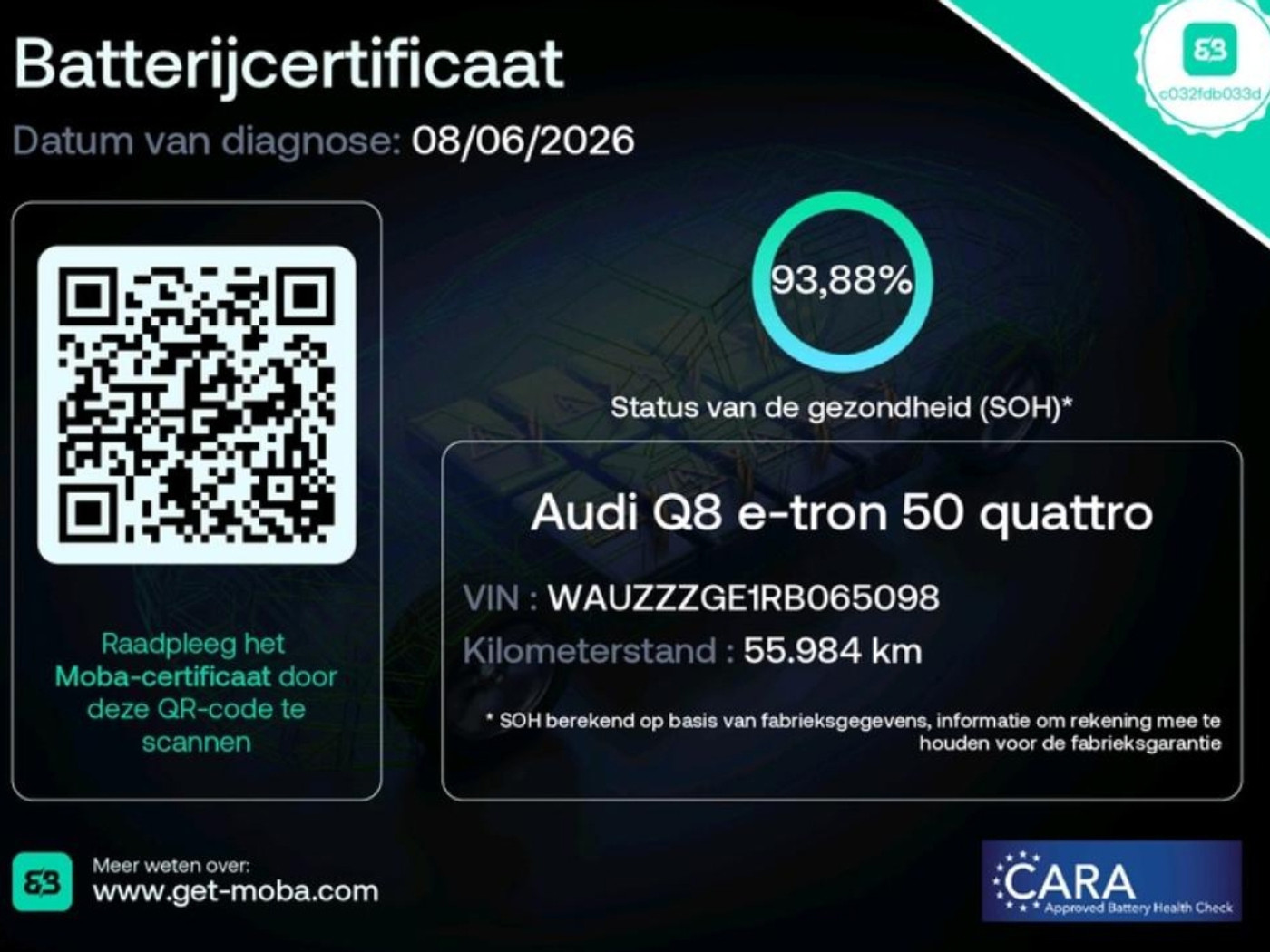 Foto van Audi Q8 50 E-tron