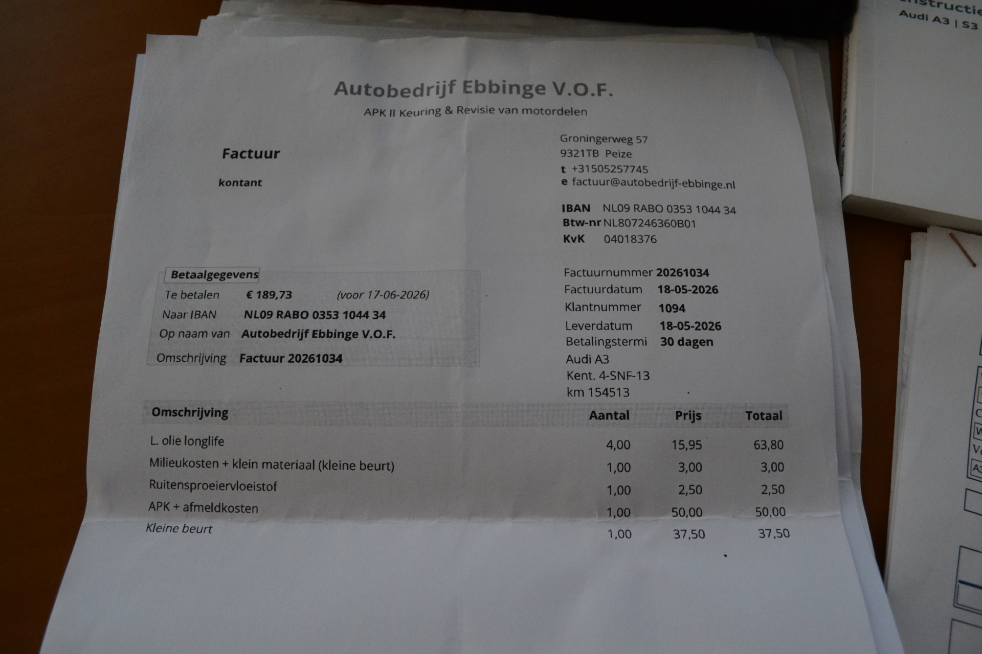 Foto van Audi A3 Sportback