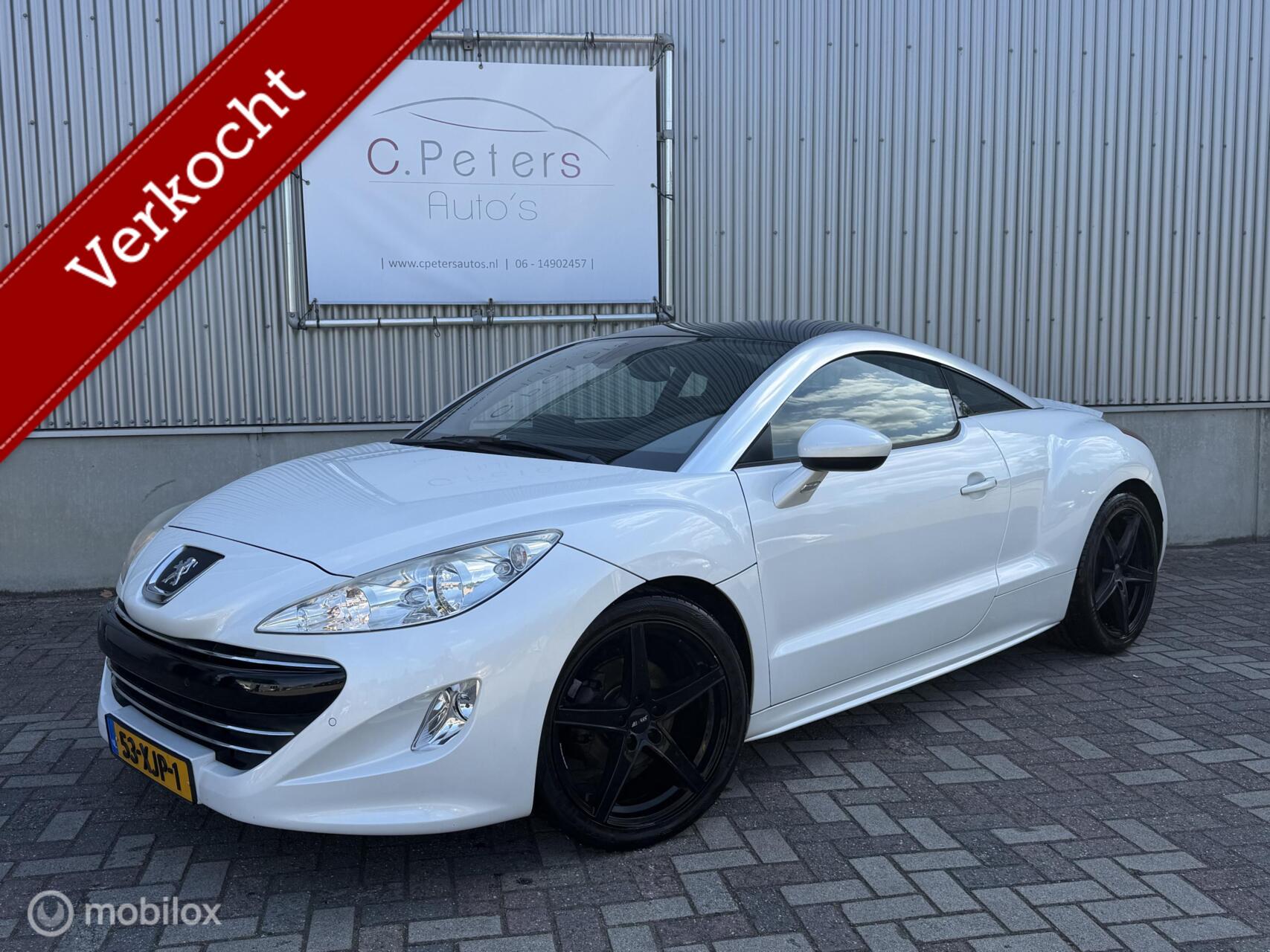 Peugeot RCZ 1.6 THP 2012 Wit Metallic / Leer / Stoelverwarming / PDC / 19” / Navigatie / NAP 2012 - voorkant