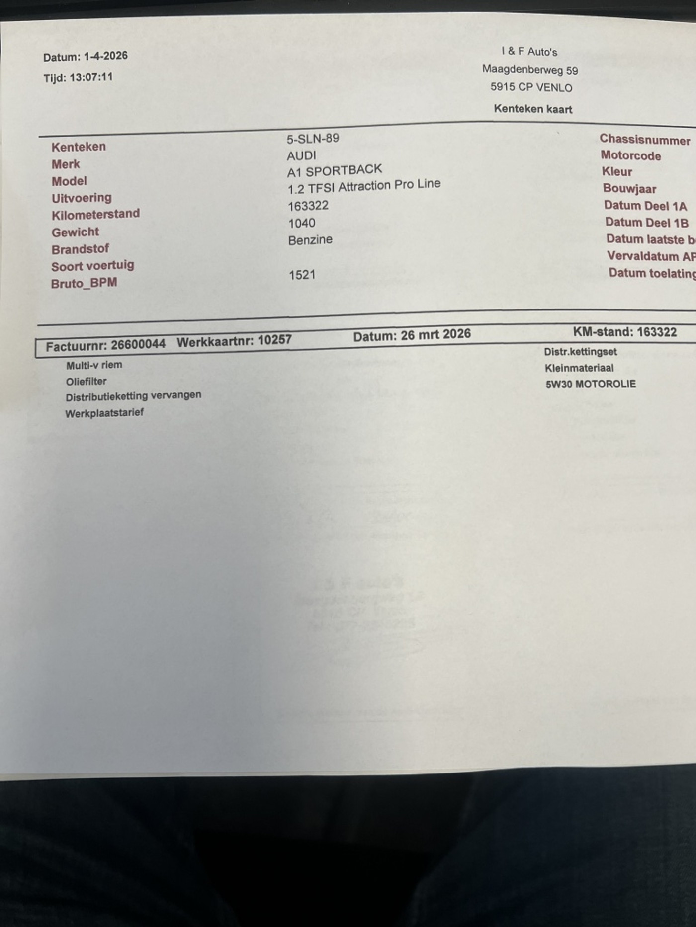 Foto van Audi A1