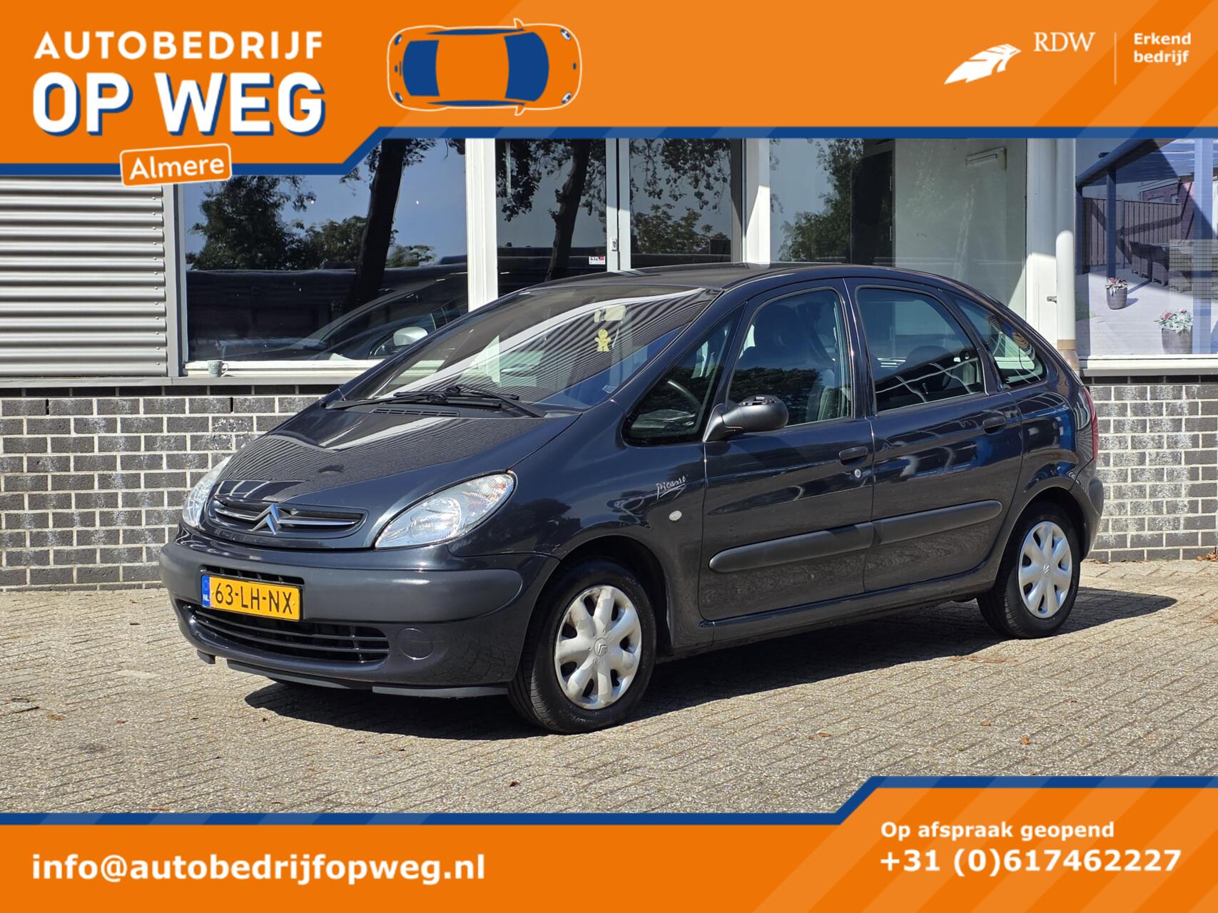 Citroen Xsara Picasso 1.6i Plaisir, APK 23-1-2027, geschikt voor Export 2003 - voorkant