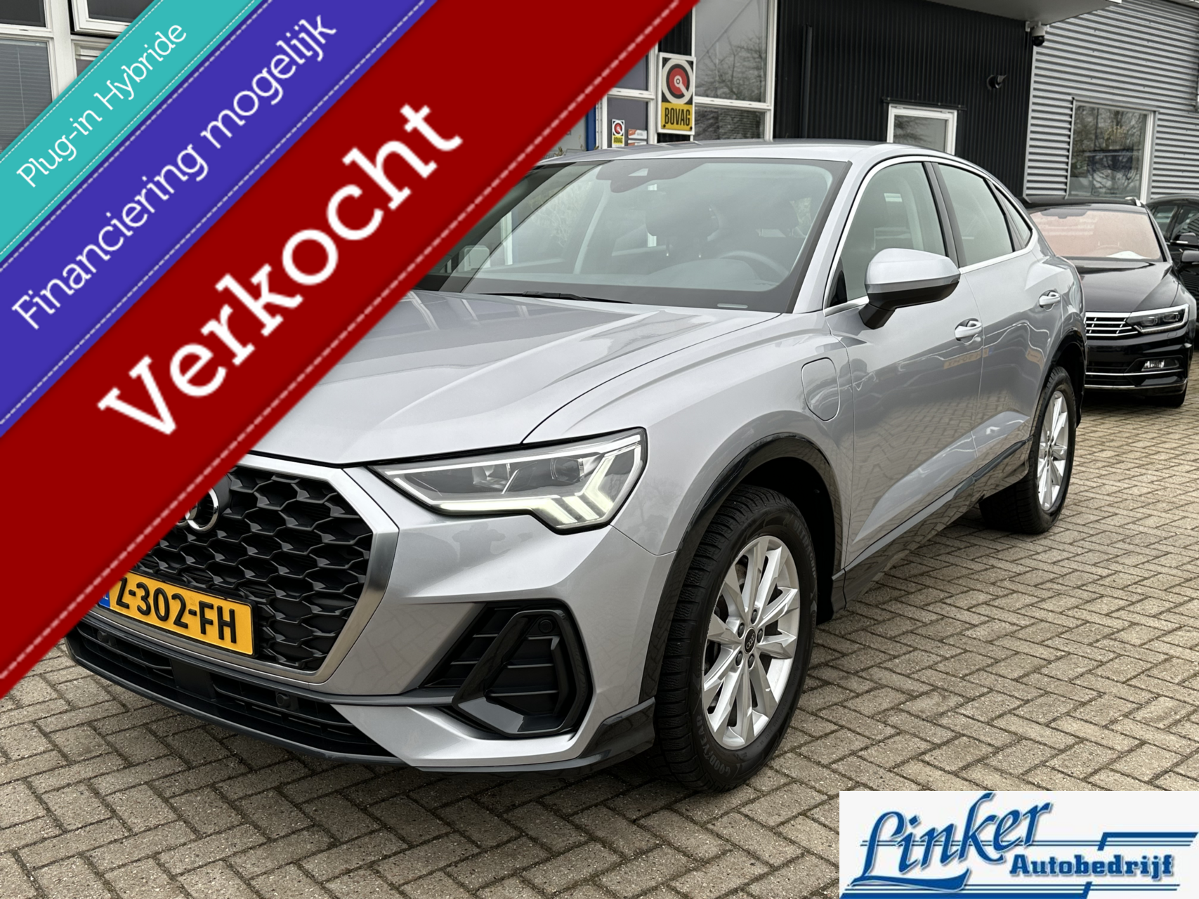 Audi Q3 Sportback E-tron 45 TFSI e S Edition NL-AUTO 245PK STOELVERW KEYLESS 2024 - voorkant