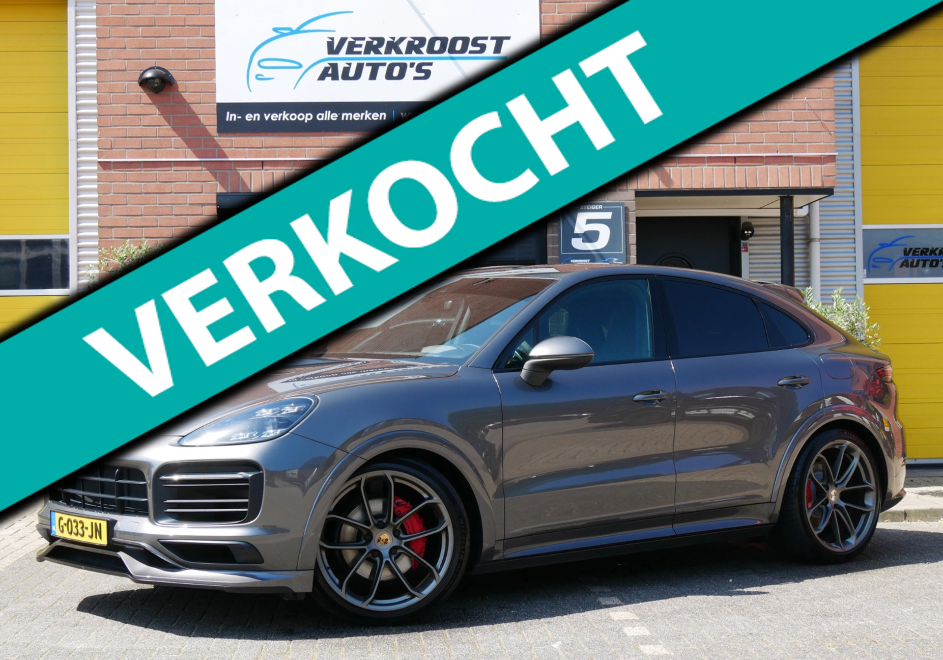 Porsche Cayenne E-hybrid 3.0 E-Hybrid lightweight sport. sportchrono. 2019 - voorkant