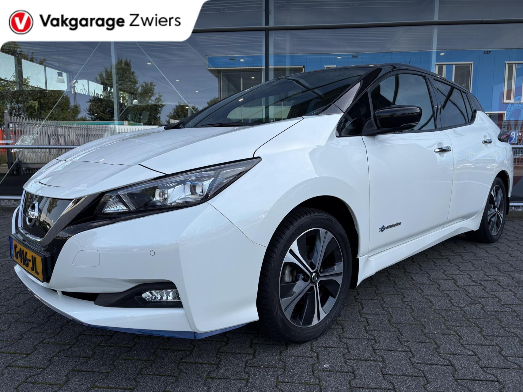 Nissan Nissan Leaf 62kwh 3.Zero Limited Edition 62 kWh|SOH89%|Navi|Stoel/stuur.verwrm|Camera|Trekhaak. 2019 - voorkant
