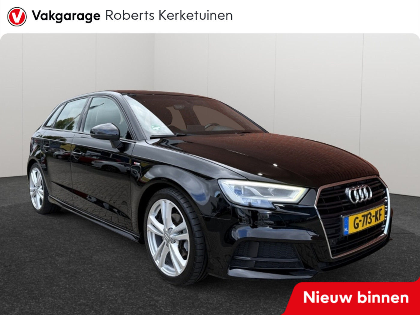 Audi A3 Sportback 30 TFSI Advance Sport S-line Virtual Cockpit Camera Clima 2019 - voorkant